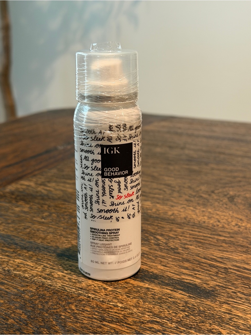 IGK Good Behavior Spirulina Protein Smoothing Spray - 80 ml 2.4oz